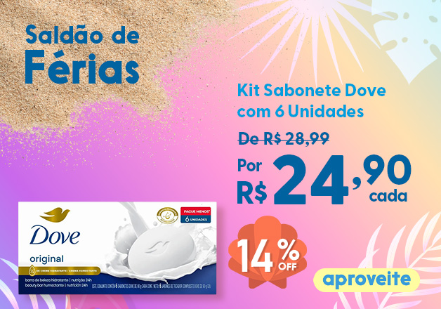 Kit Dove sabonete