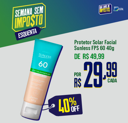 Protetor Facial Sunless 40g