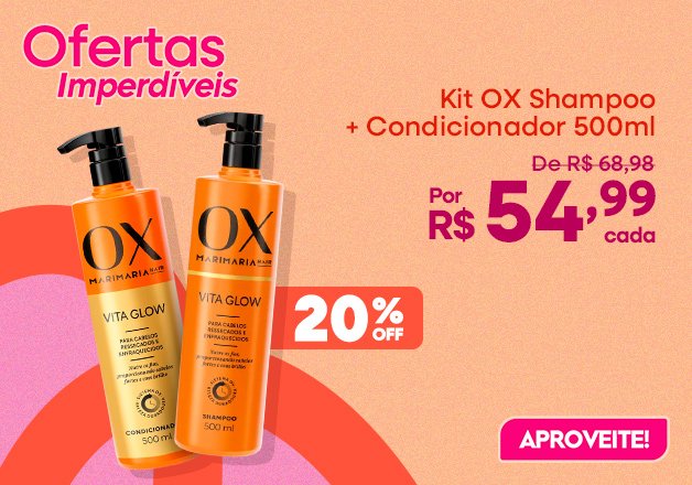SHAMPOO + CONDICIONADOR PUMP OX